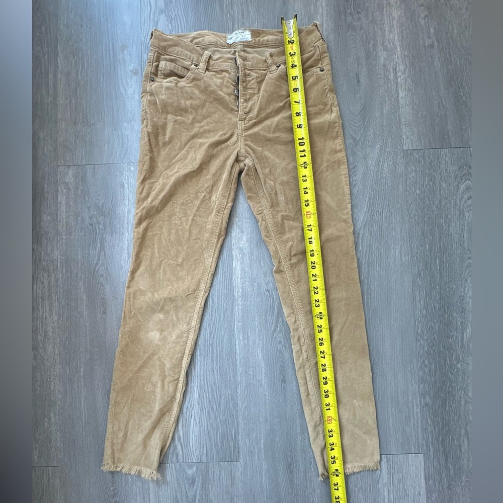 Free People Tan Skinny Jeans
